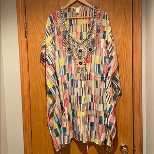 Beaded Beach Dress/coverup